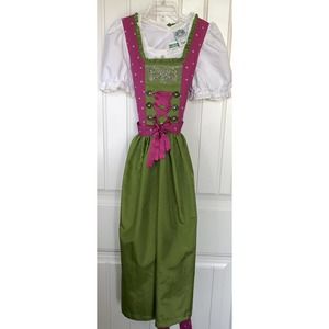 Hammerschmid German Children's Trachten Dirndl Dress Oktoberfest Sz 10 Euro 134